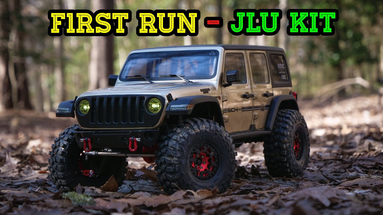 Axial SCX10 iii Jeep Rubicon Wrangler JLU -1/10 Scale KIT First Run