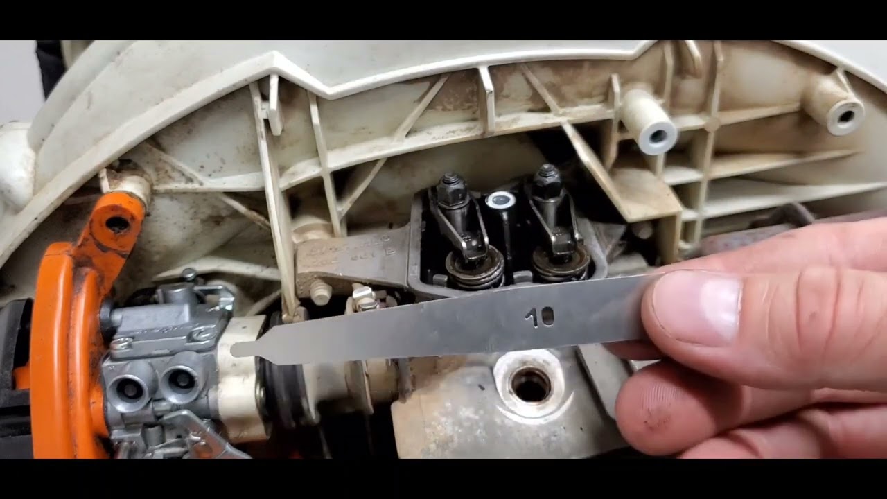 As Promised Stihl BR600 Backpack Leaf Blower Valve and Spark Plug Clearance Setting 1st Adjustment!!