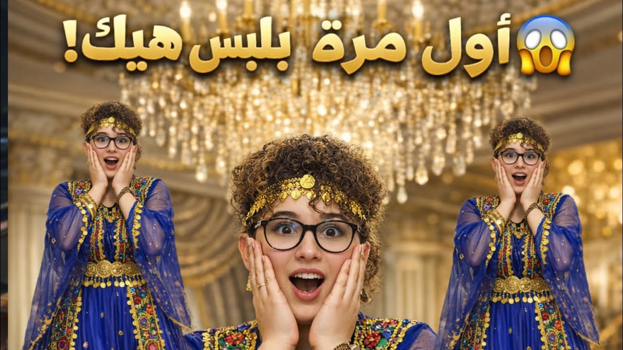 ردة فعلها لما لبست الزي الكردي لأول مرة! 😱