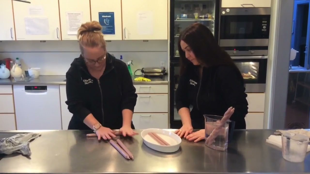 DIY   SNOEDE PARAFIN LYS