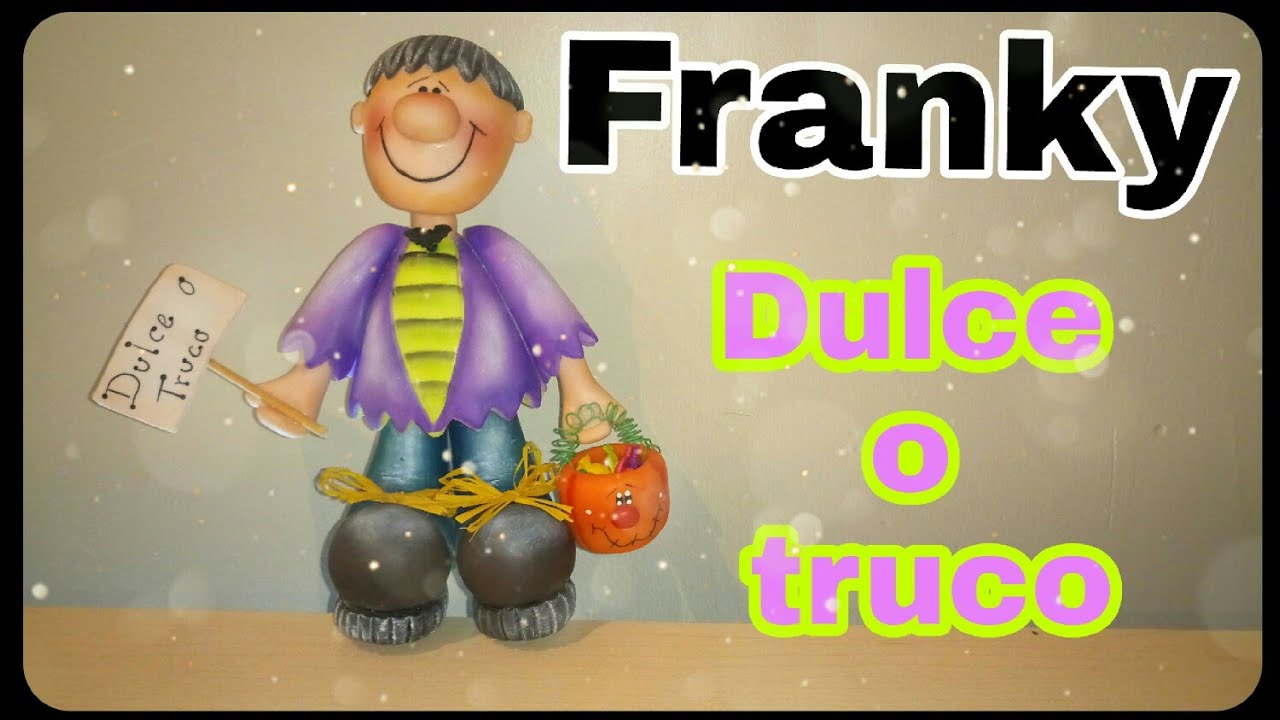 DIY Como hacer Franky | Porcelana Fría | Ideas Fáciles de Halloween | Manualidades para Halloween