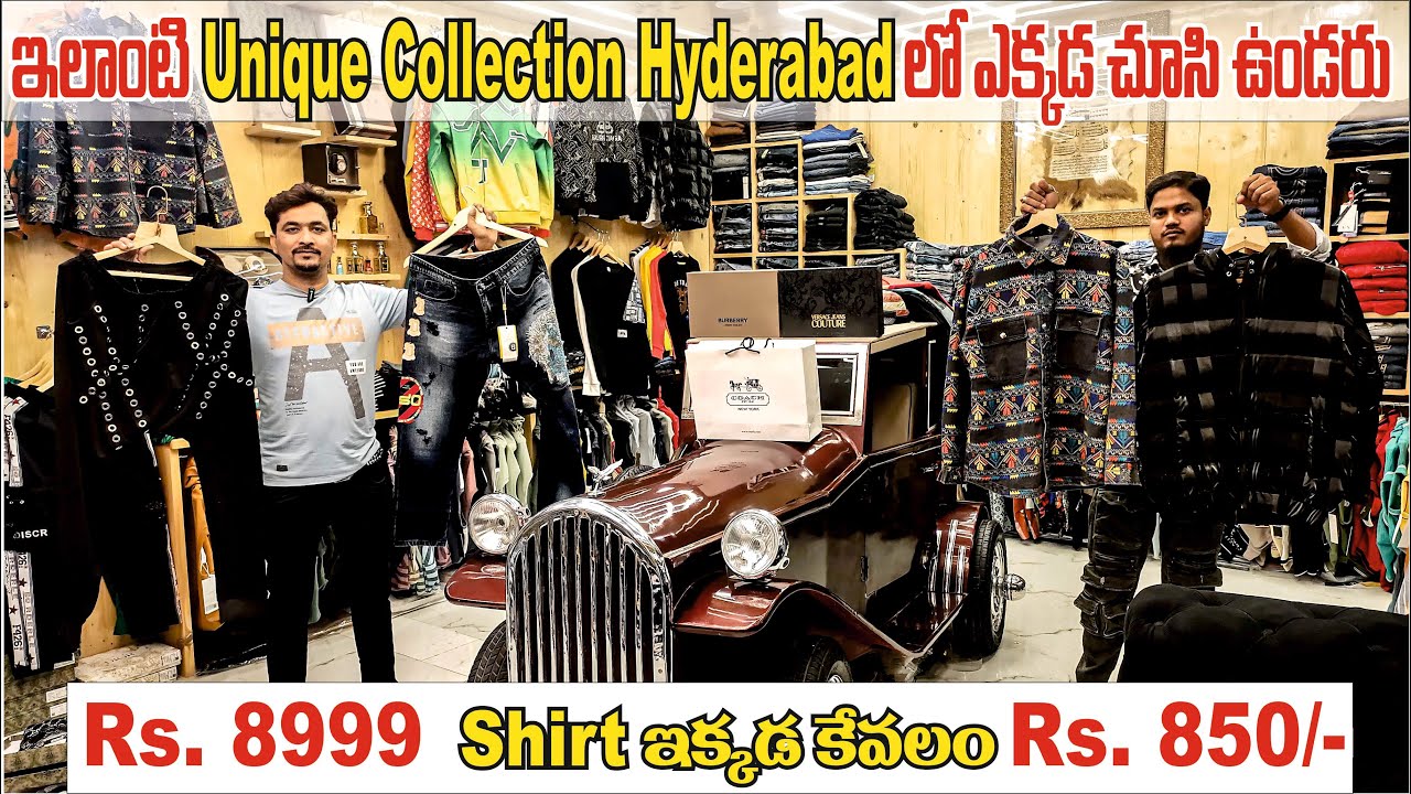 Unique Branded Collection in Hyderabad | Branded Men's Clothing in Hyderabad | Branded Shirts