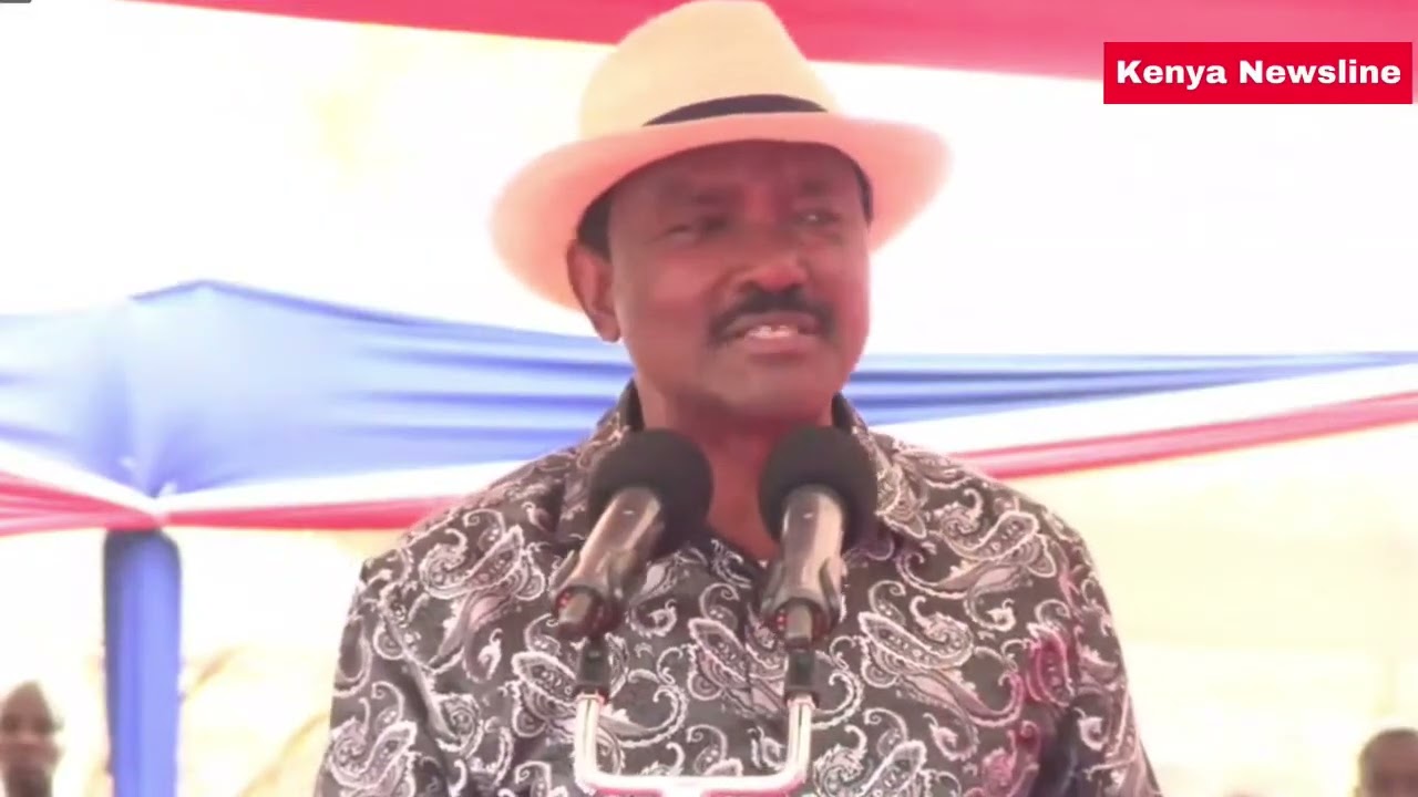SIFUNA! SIFUNA! Shocked Kalonzo as Kambas in Kitui chant Sifuna's name