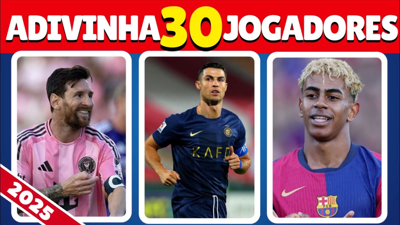 ✅Você Reconhece Esses Jogadores de Futebol? | Desafio dos Craques 2025 | Sam Quiz #quiz 
