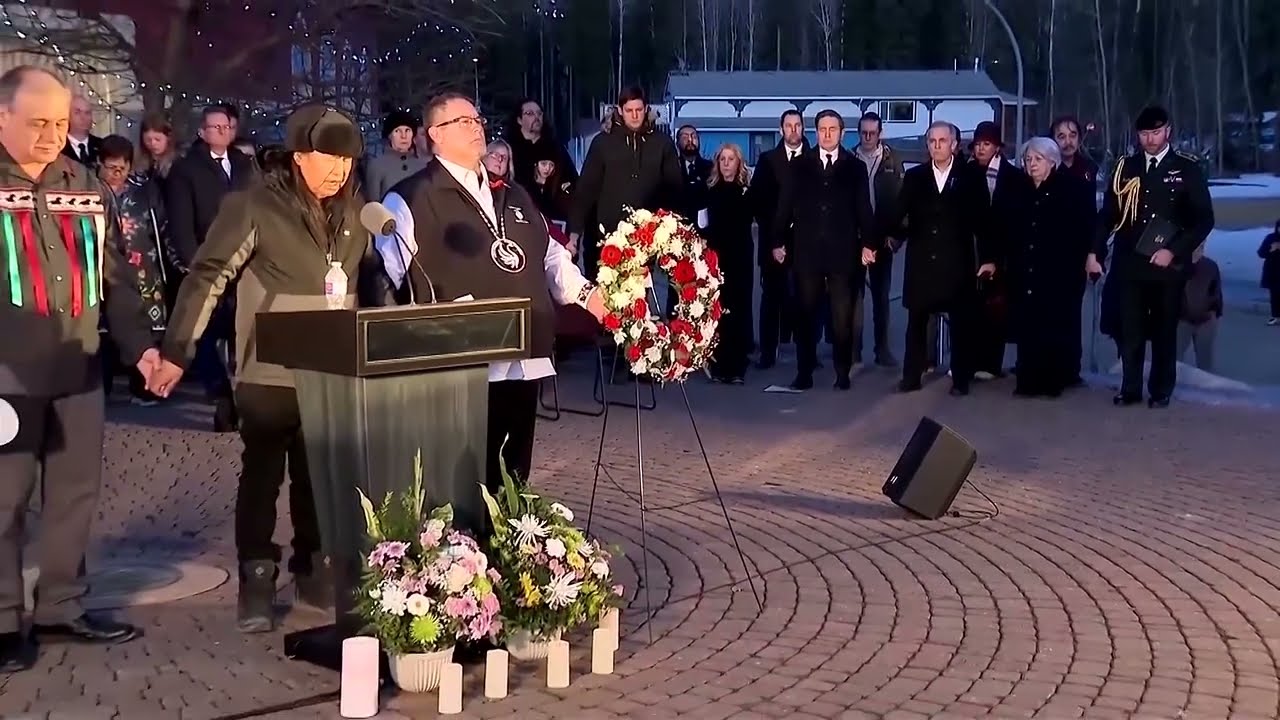 Canadians 'will always be with you,' Carney tells Tumbler Ridge mourners
