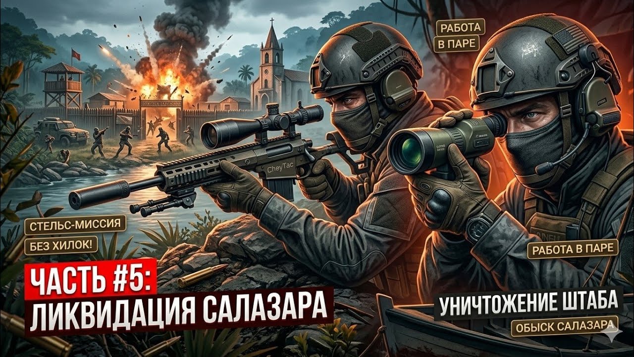 Sniper Ghost Warrior 1 | Прохождение #5 Ликвидация Салазара