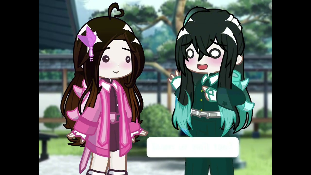 I’m different from yesterday 🩷💙 (#muinezu ) #gachademonslayer #kimetsunoyaiba