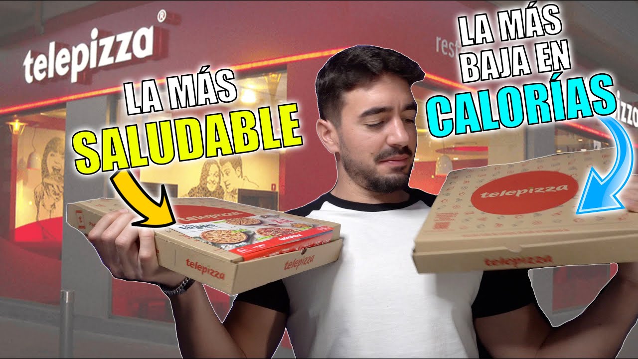 La PIZZA más SALUDABLE y BAJA en CALORÍAS del TELEPIZZA 🍕