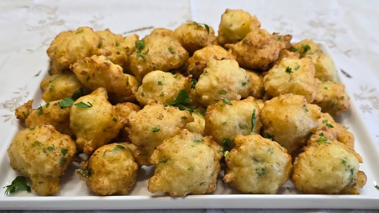 FRITTELLE DI CAVOLFIORE MONDIALI A LIEVITAZIONE ISTANTANEA pronte in 10 minuti |Cauliflower fritters