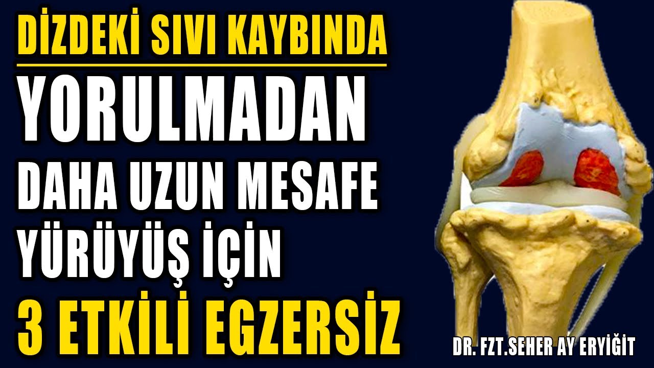 DİZ KİREÇLENMESİNDE YORULMADAN YÜRÜMEK İÇİN 3 EGZERSİZ #aktifizyo #fiziktedavi #dizkireçlenmesi