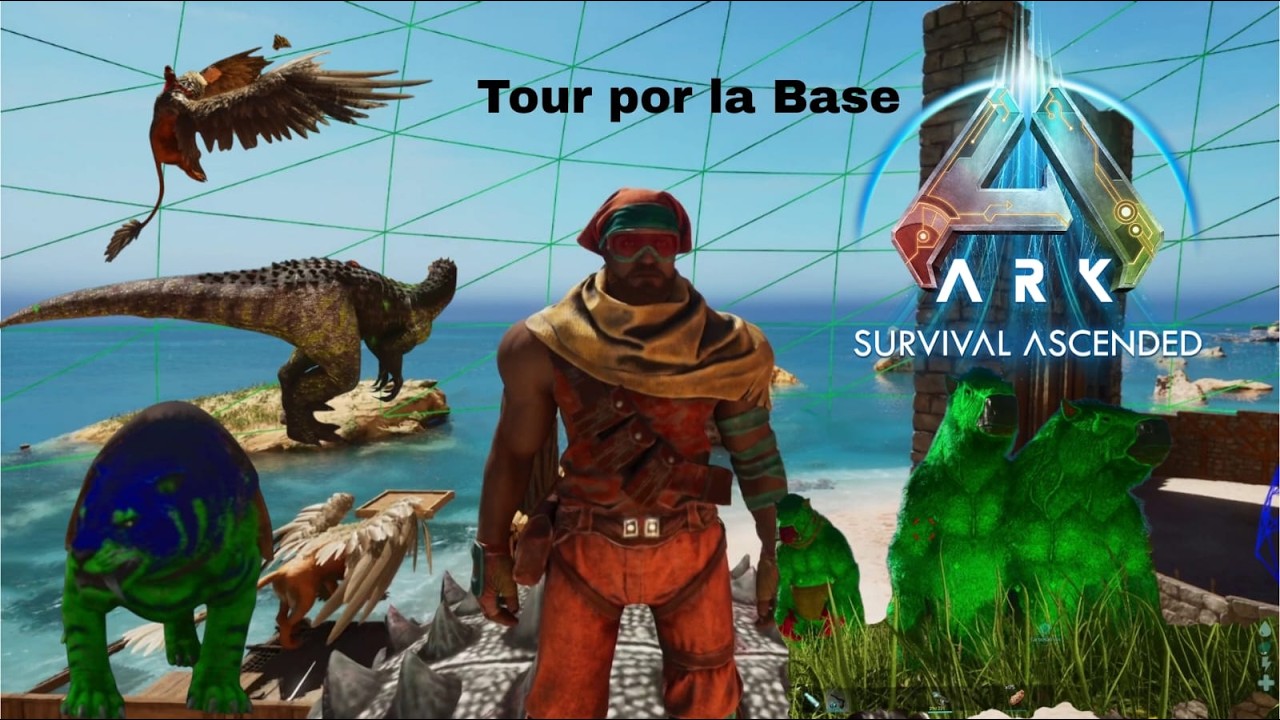 ARK  Update  Tour en la base y Crianza de mis Dinos