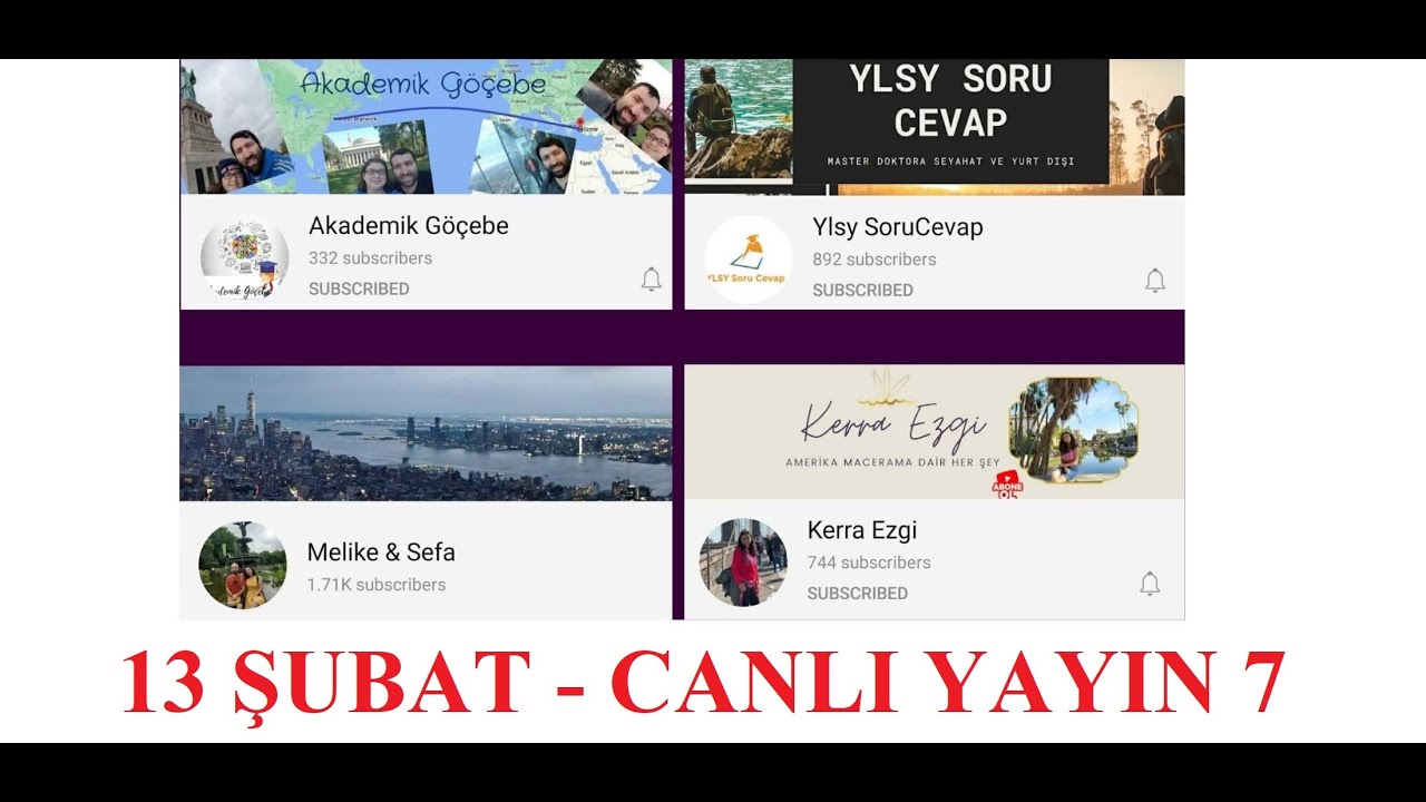 YLSY ve Yurtdışı - Yurtiçi Dil Kursları - Canlı Yayın 7