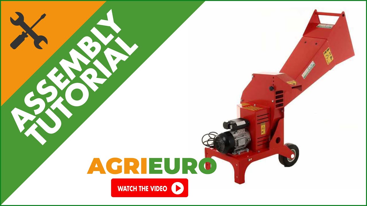 AgriEuro BIO 500-EBIONDA - Electric Garden Shredder - Single-Phase Motor - Assembly tutorial