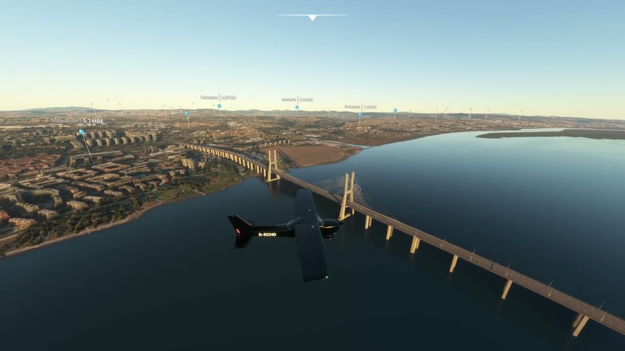 MSFS 2020 - Cessna 172 Skyhawk - Lissabon - Sightseeing