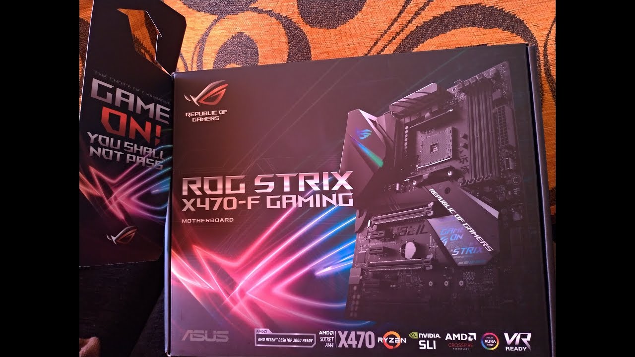 Asus Rog Strix X470-F Gaming (Unboxing)