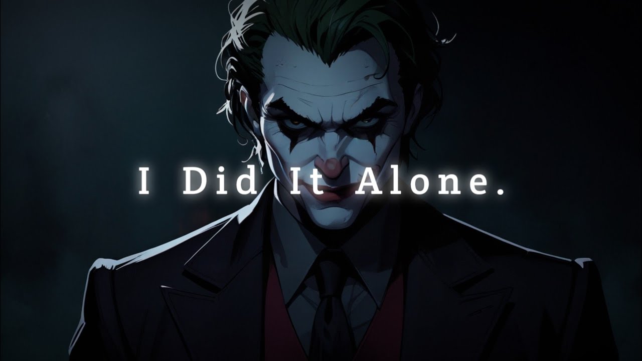 I Did It Alone.