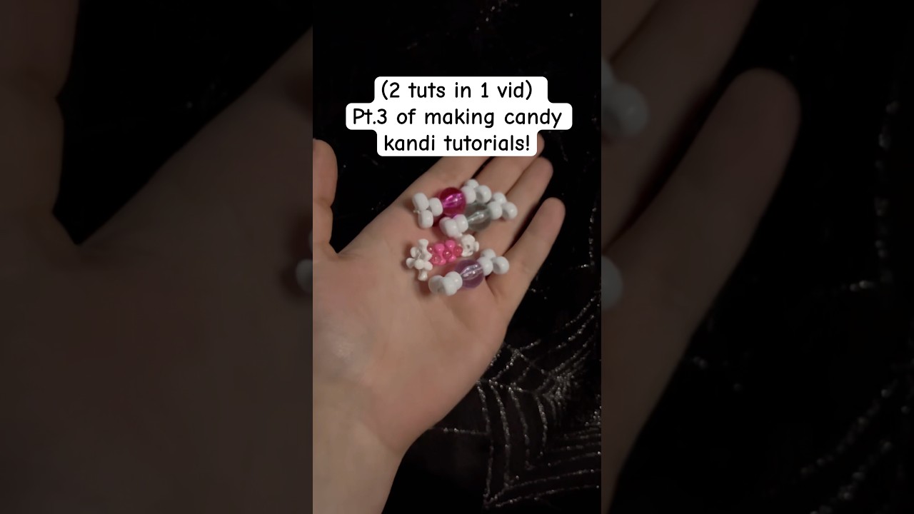 Pt.3 Candy kandi tutorial #kandi #tutorial #kandikid #candy #howto #bracelet