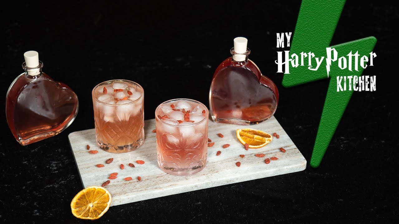 Valentine's LOVE POTION COCKTAIL Recipe | My Harry Potter Kitchen | Chamber of Secrets (Ep. 51)