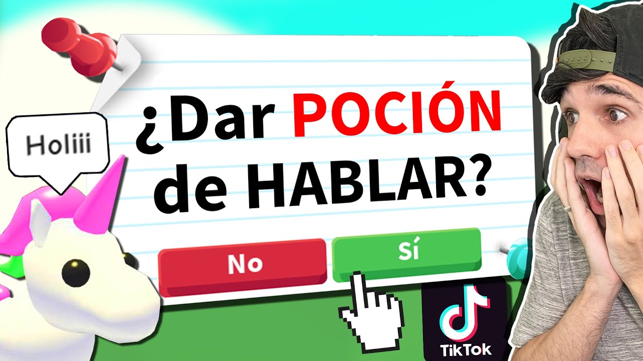 PROBAMOS los TIKTOK HACKS mas VIRALES de ADOPT ME !! (Mascotas hablan!!)