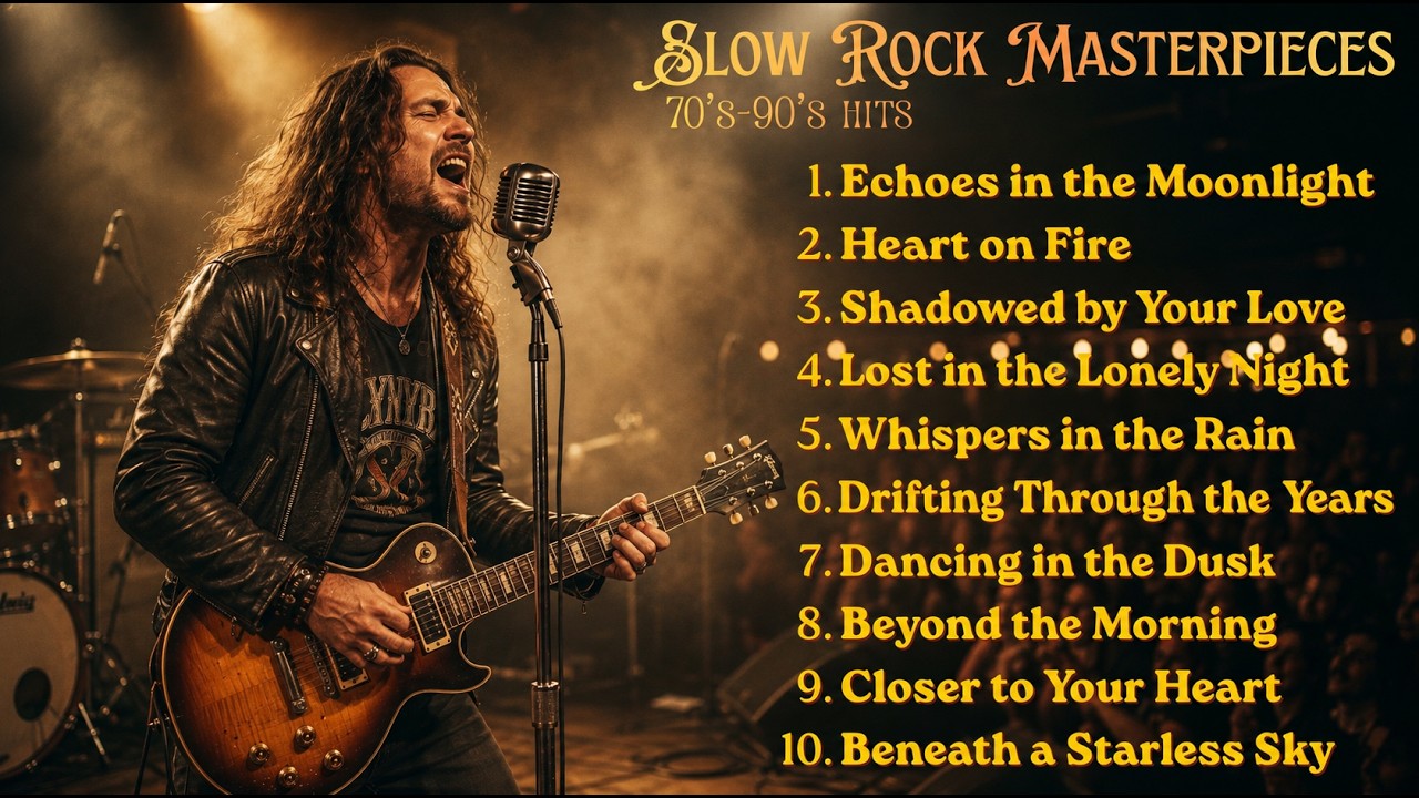 🎸 Legendary Slow Rock Playlist 70&rsquo;s&ndash;90&rsquo;s 🎵 Best Vintage Rock Memories Ever