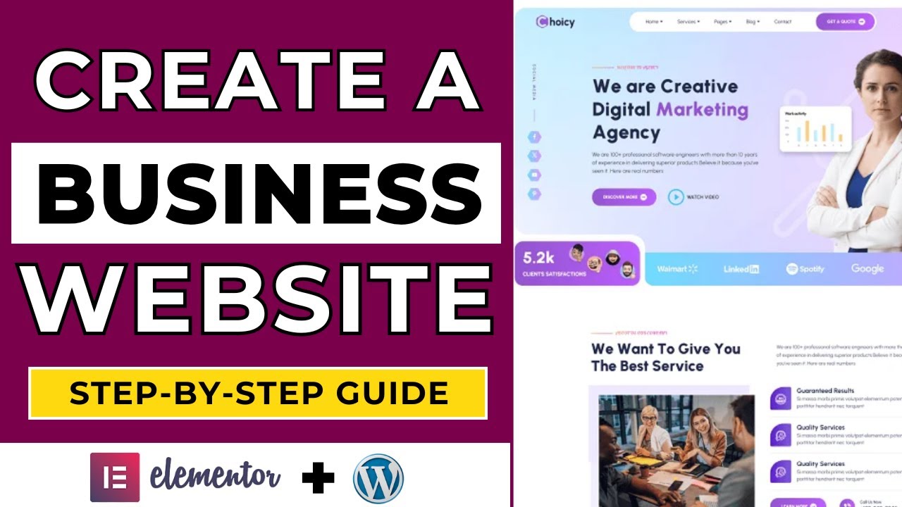 How to Create a Business WordPress Website from Scratch. Complete Business Agency Website Tutorial