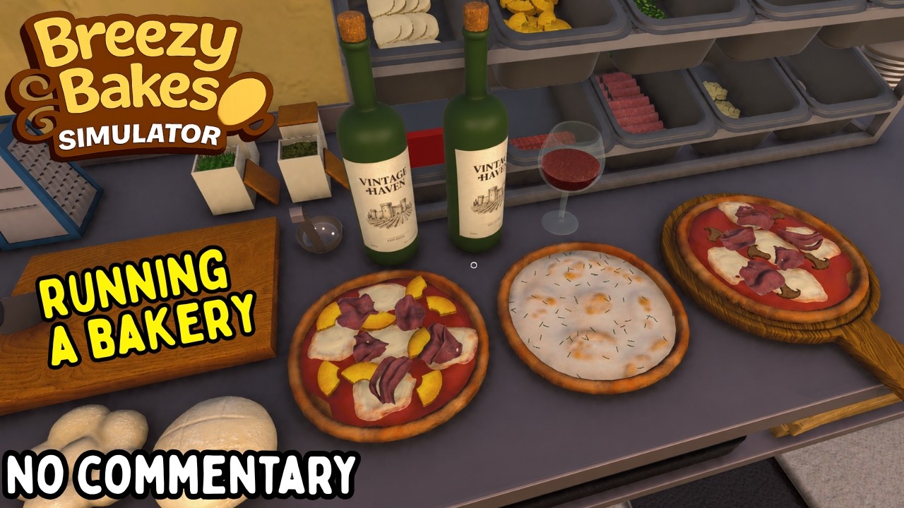 Breezy Bakes Simulator! 🥖 FULL GAME | SUPER COZY 🍕 Longplay No Commentary