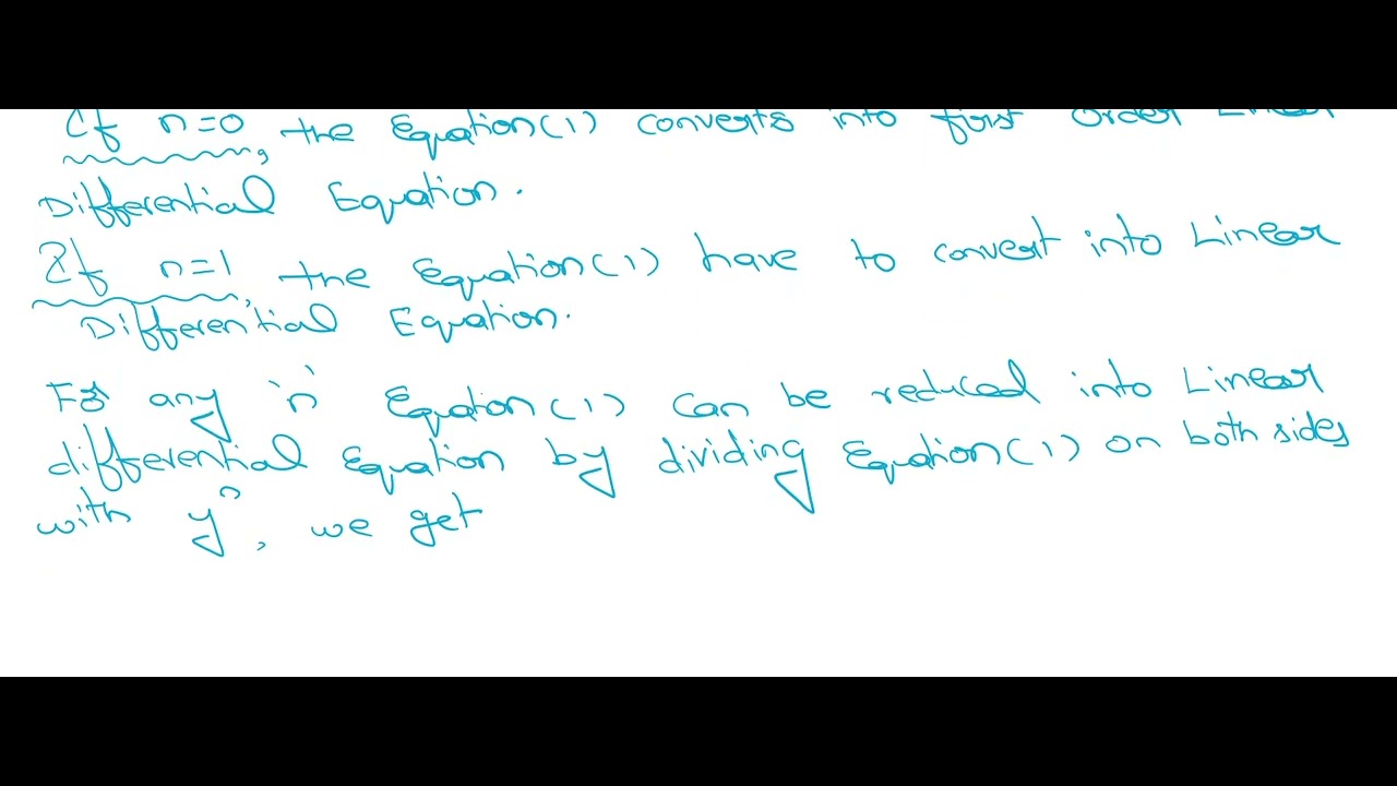 Bernoulli's Equation