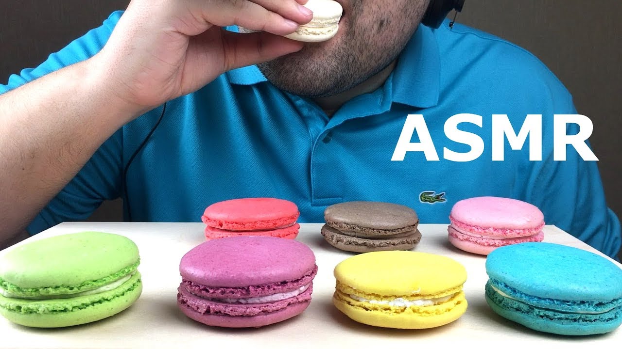 ASMR Eating Dessert MACARONS | Soft Crispy Eating Sounds | No Talking