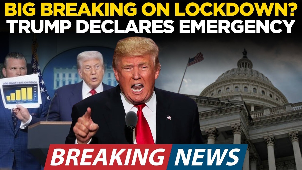LIVE: Trump Drops Massive Lockdown Statement | Trump's URGENT Announcement LIVE | Donald Trump LIVE