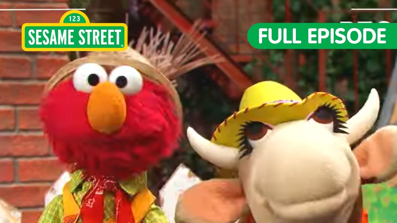 Old MacElmo and MORE Farm Songs! | THREE Sesame Street Full Episodes