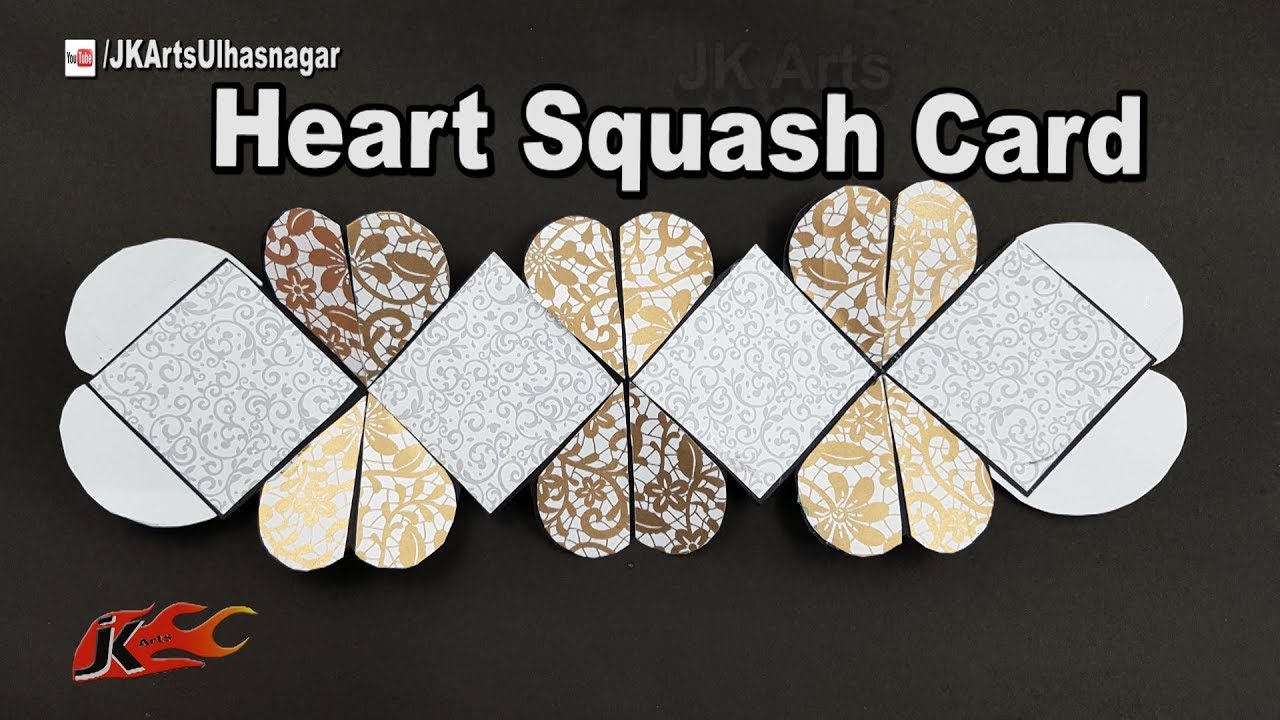 Squash Card | Valentine's day DIY Craft | JK Arts 1252