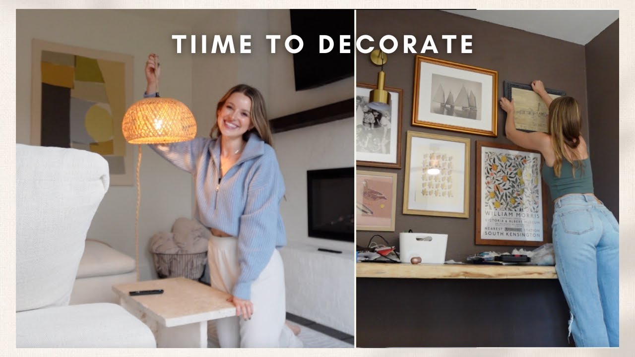 VLOG: let's start to actually decorate this home :-)