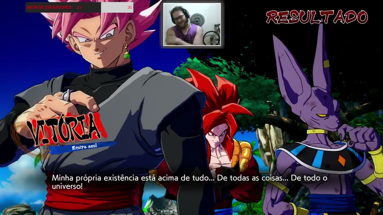 Dragon Ball Fighterz #7 - Maior quantidade de lutas contra o Paulão.