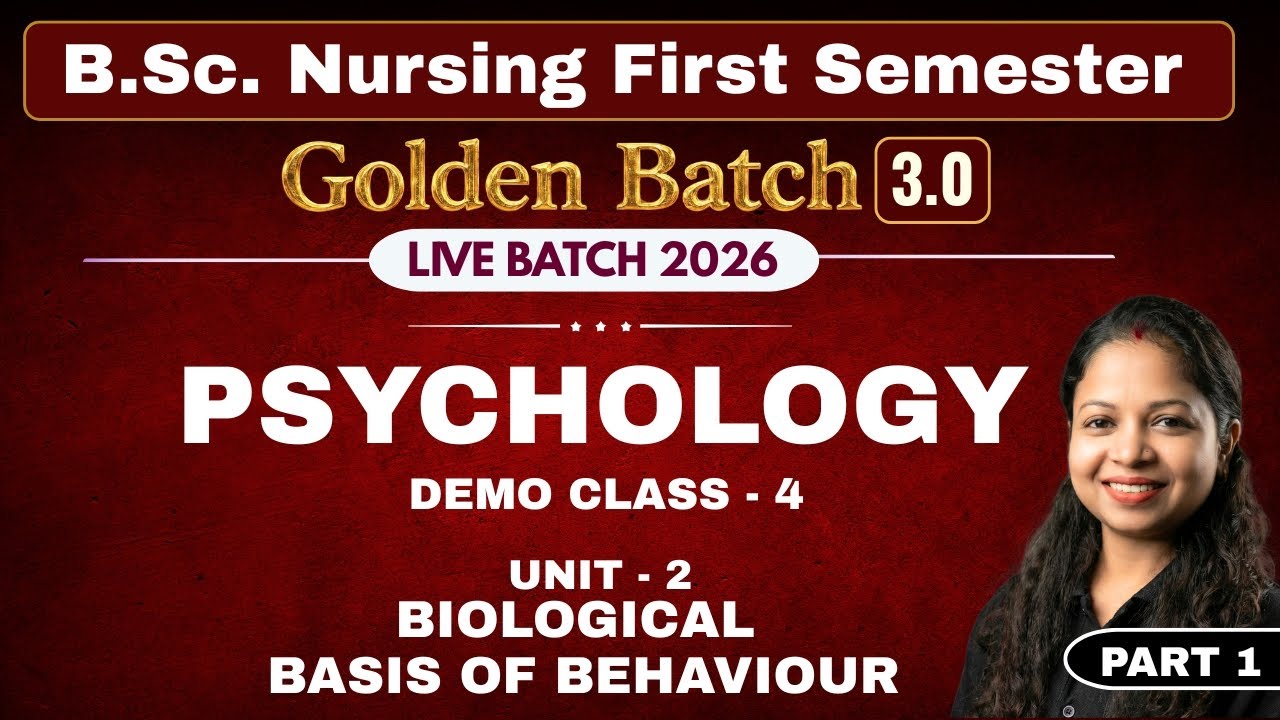 3. Psychology Unit 2 Applied Psychology क्या है | Psychology Introduction Scope |BSc Nursing 1st Sem