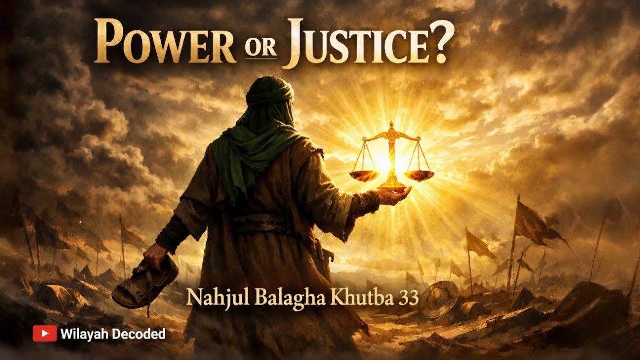 Nahjul balagha Khutba 33 |   Urdu Explanation | power or justice |