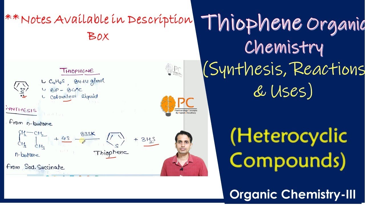 Thiophene Organic Chemistry: Structure, Synthesis, Chemical Reactions and Medicinal Uses