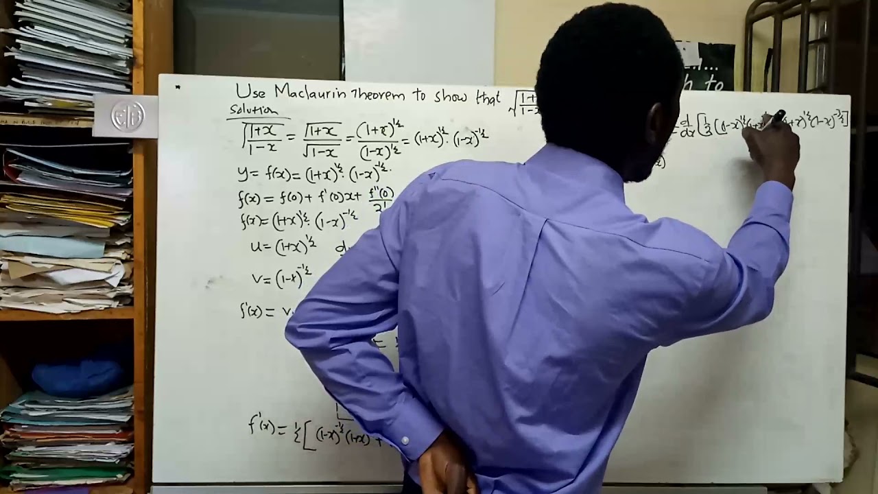 Maclaurin Theorem Example 1