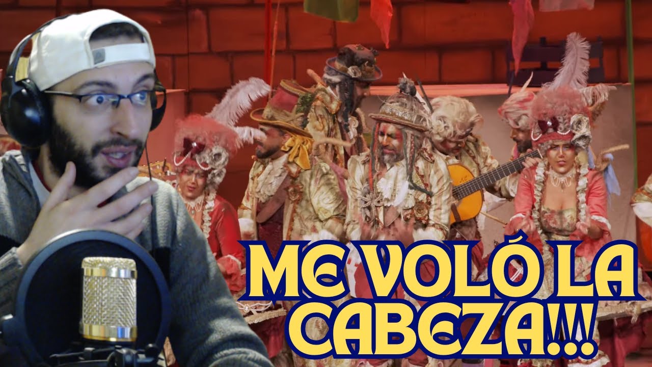 Carnavalero URUGUAYO reacciona a LAS RATAS, comparsa de JESUS BIENVENIDO (RETO DIA 26/100)