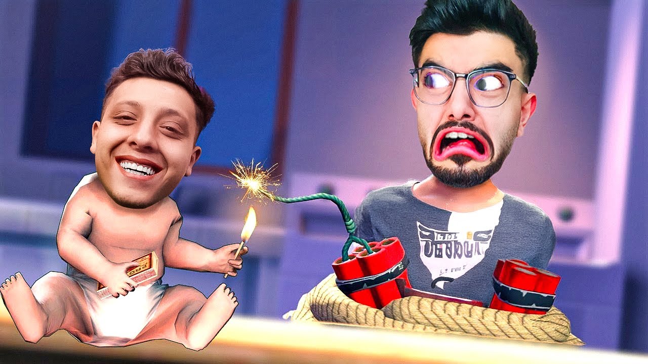 الطفل ليث والجدة مستريوس 😂💔| GRANNY SIMULATOR