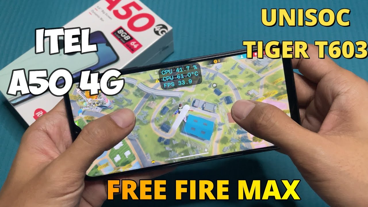 Free Fire Max in Itel A50 4G