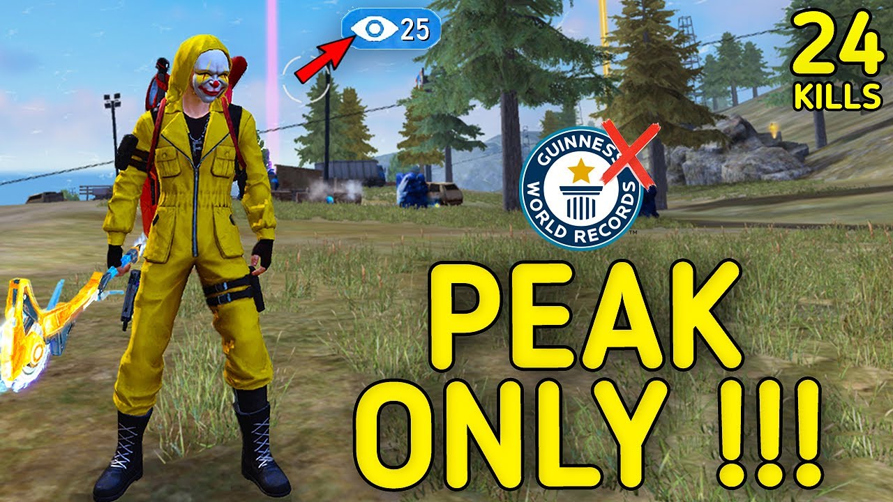 SOLO VS SQUAD || PEAK ONLY 24 KILLS🔥!!! MISSED WORLD RECORD😭 FULL GAMEPLAY || 99% HEADSHOT INTEL I5