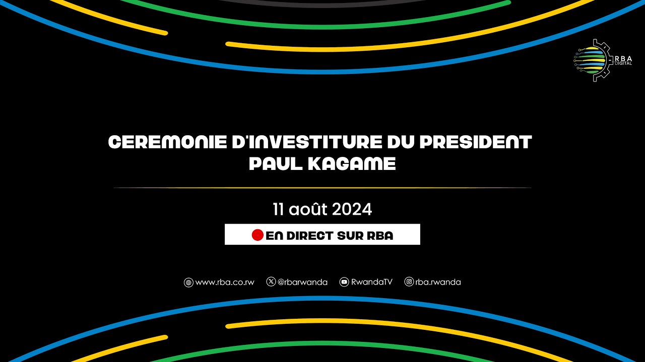 🔴Cérémonie d'investiture du président Paul Kagame | 11 août 2024