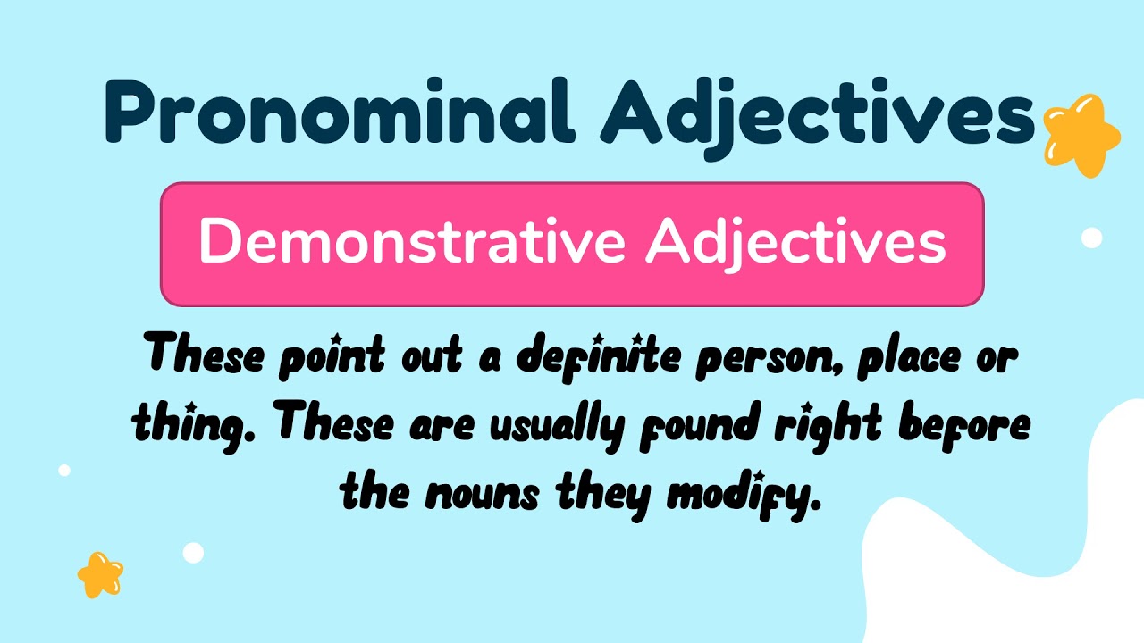 Types of Adjectives
