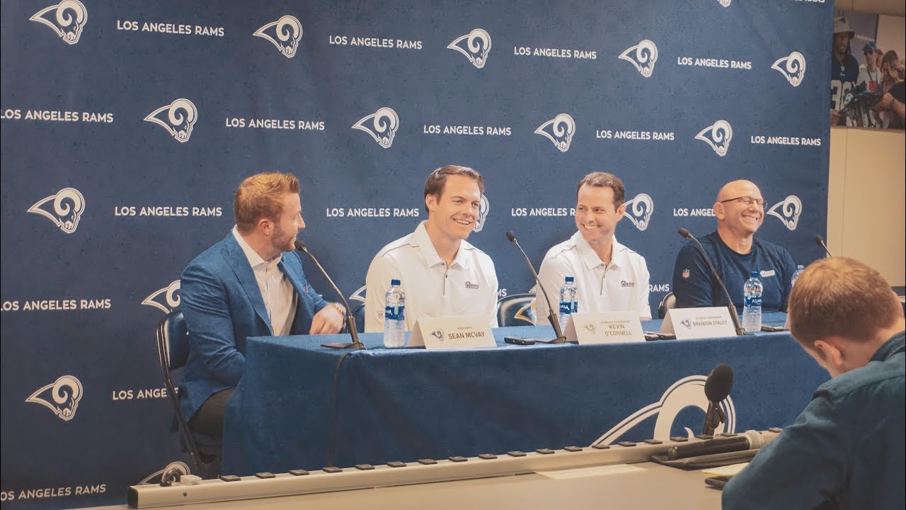 Sean McVay holds introductory press conference for newly hired coordinators