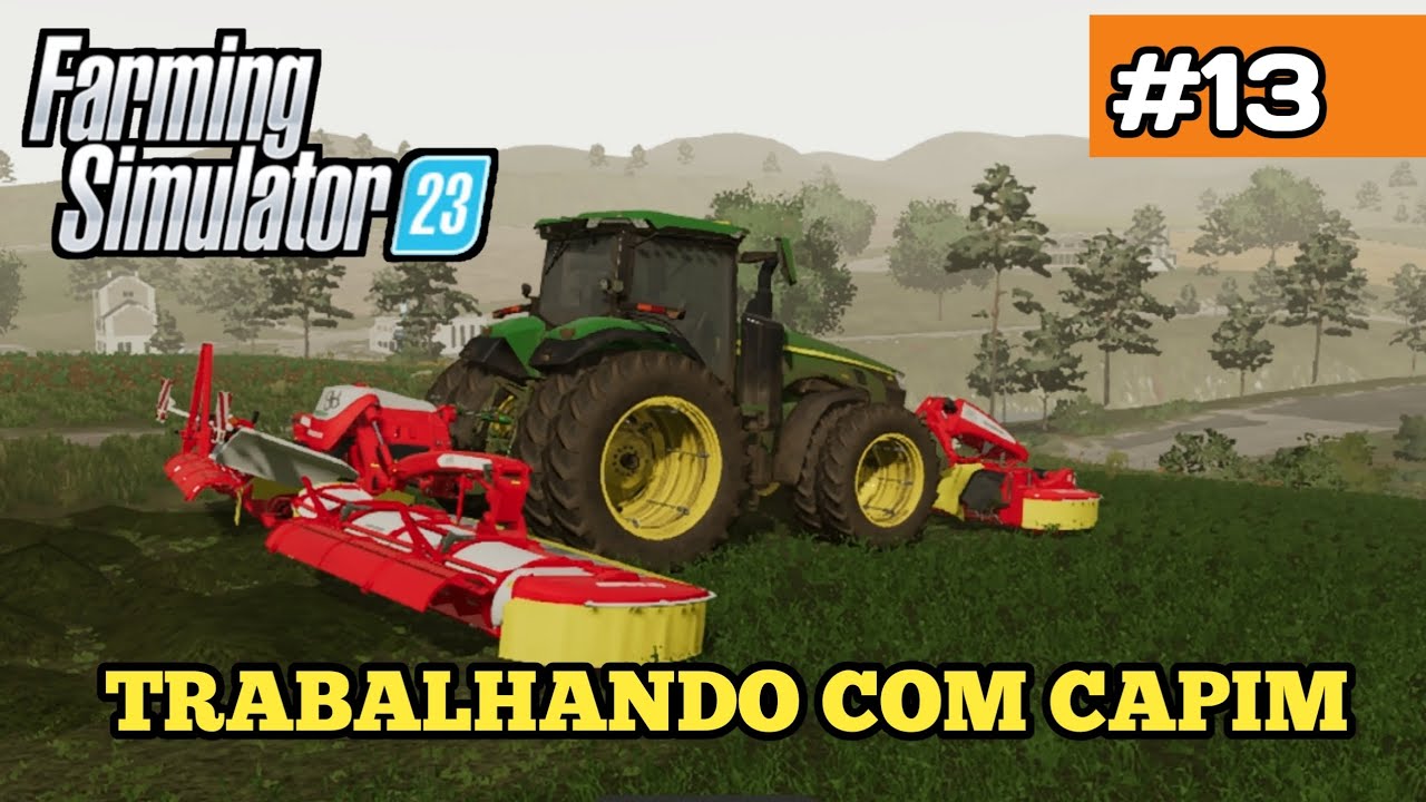 Trabalhando com capim Farming Simulator 23 Mobile Gameplay fs23!