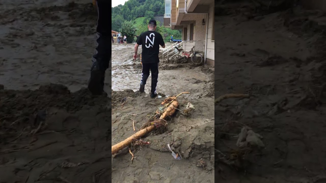 Artvin Arhavi sel felaketi canlı yayın 2