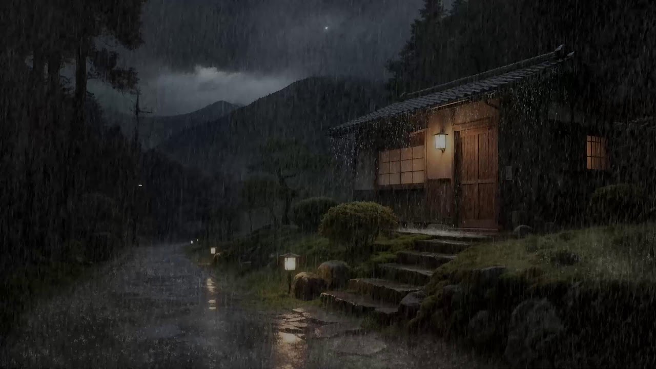 Breathe in Quiet 🌧️ Rain Sounds Surrounding Cabin for Deep Sleep and Balance 🌙