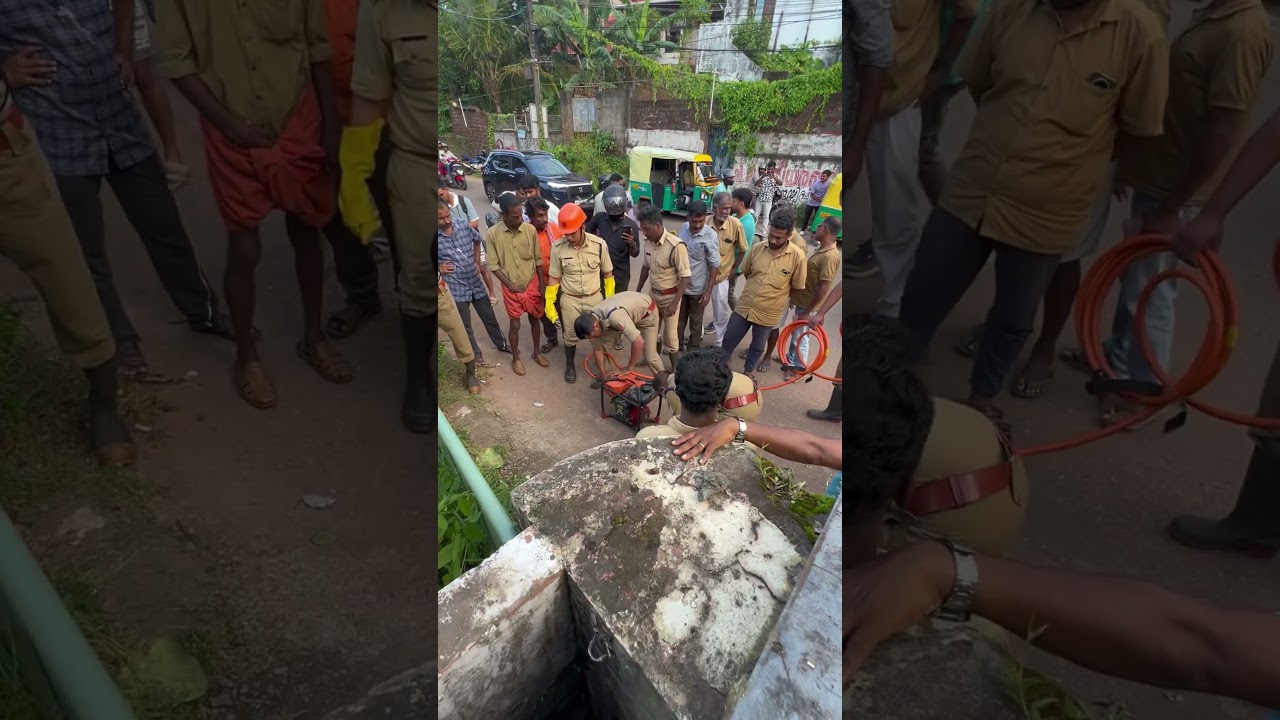 KERALA FIRE FORCE🔥 dog rescue #trending #fireforce #rescue