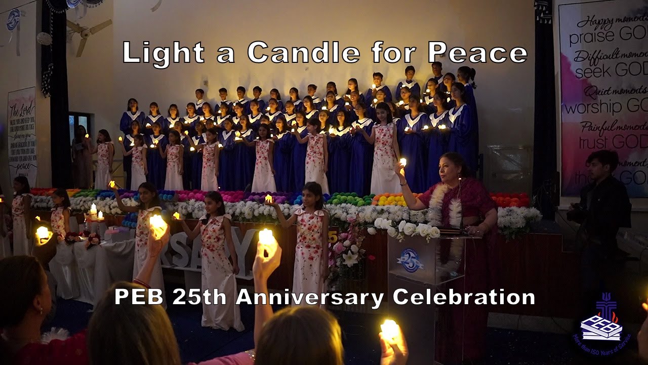 Light a Candle for Peace sung by PEB School Students