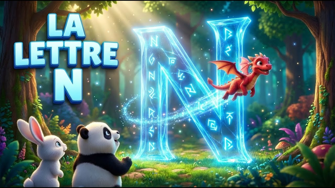 La Lettre N  Une Nouvelle Aventure Magique commence ! ☁️💎